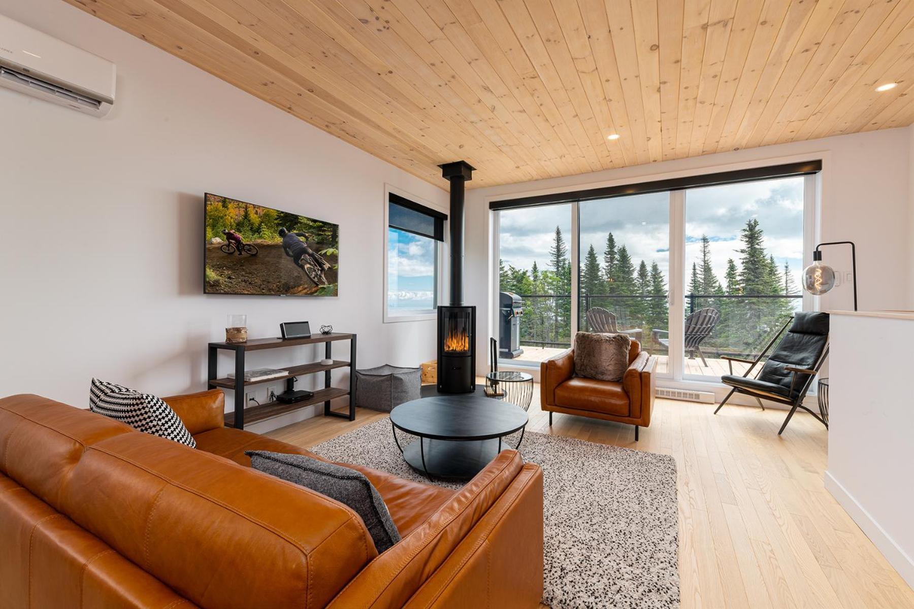 Les Chalets Du Massif De Charlevoix Petite-Riviere-Saint-Francois Zimmer foto